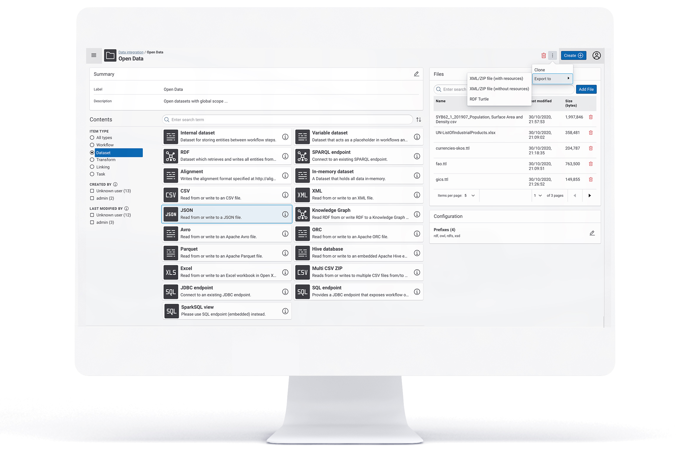 eccenca Corporate Memory workbench